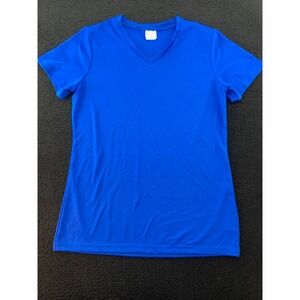 Augusta Sportswear Womens‎ Royal Blue V Neck Moisture Management T Shirt Size M